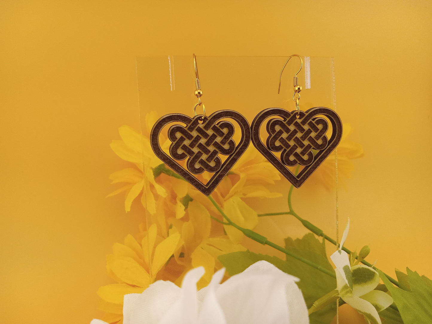 Celtic love knot earrings