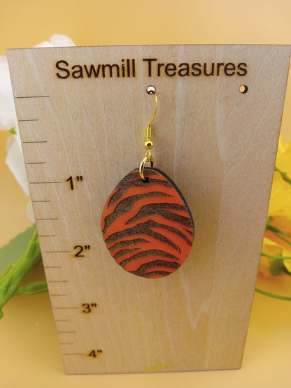 (0108) Bengal tiger earrings